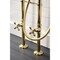 Kingston Brass CCK226K2 Freestanding Clawfoot Tub Faucet Package with Supply Line, Polished Brass CCK226K2 - alternate 6